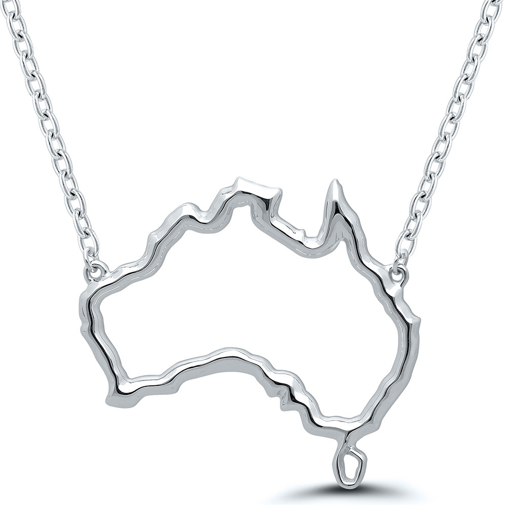 The Australia Map Necklace