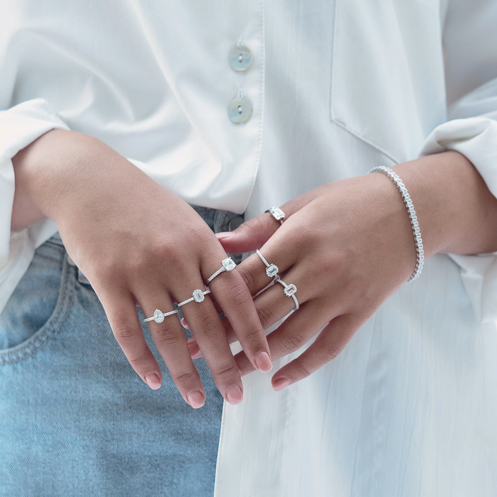 GEORGINI SELENA TENNIS BRACELET - Main Image