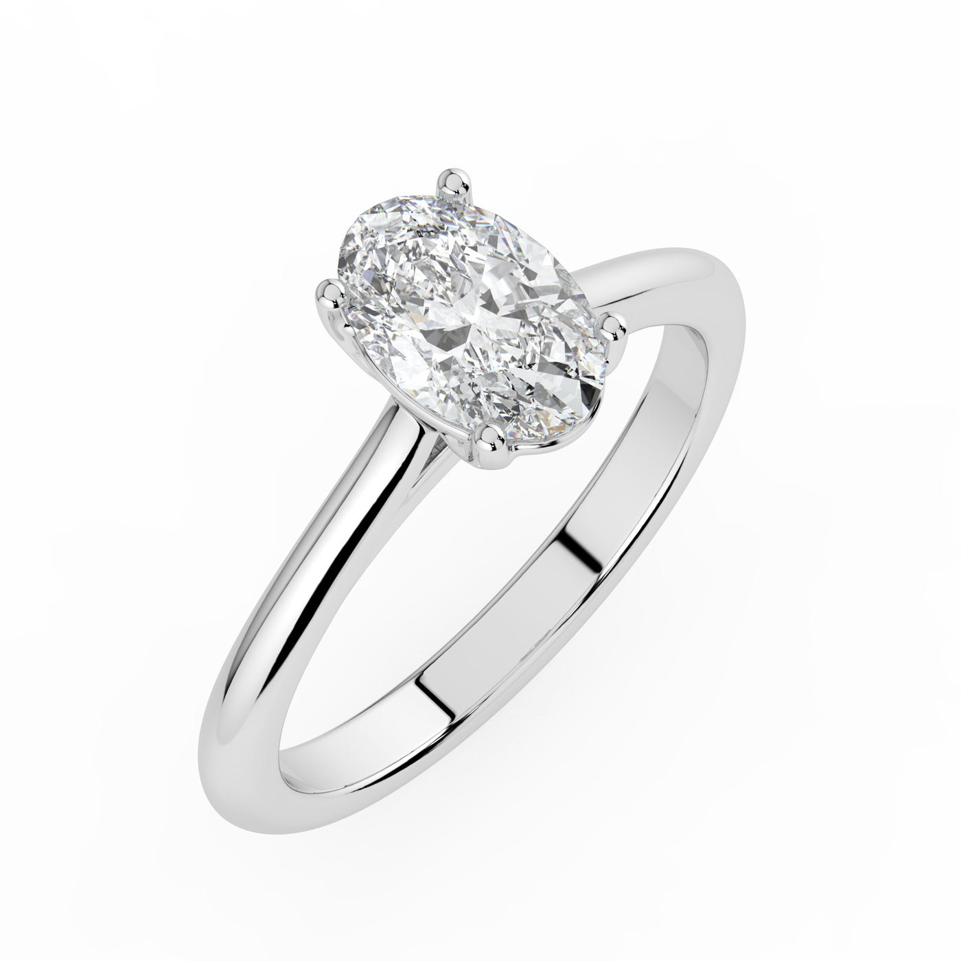 Oval Diamond Ring
