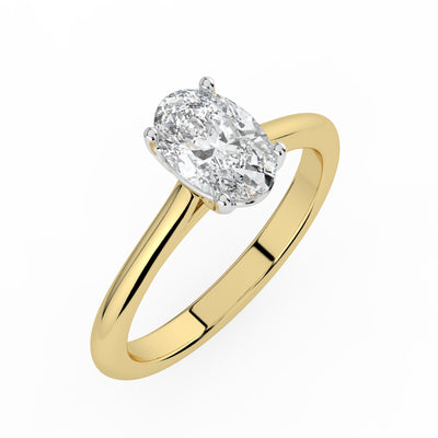 Oval Diamond Ring