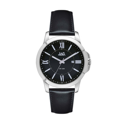 Jag Xavier Black Stainless Steel 44mm Watch