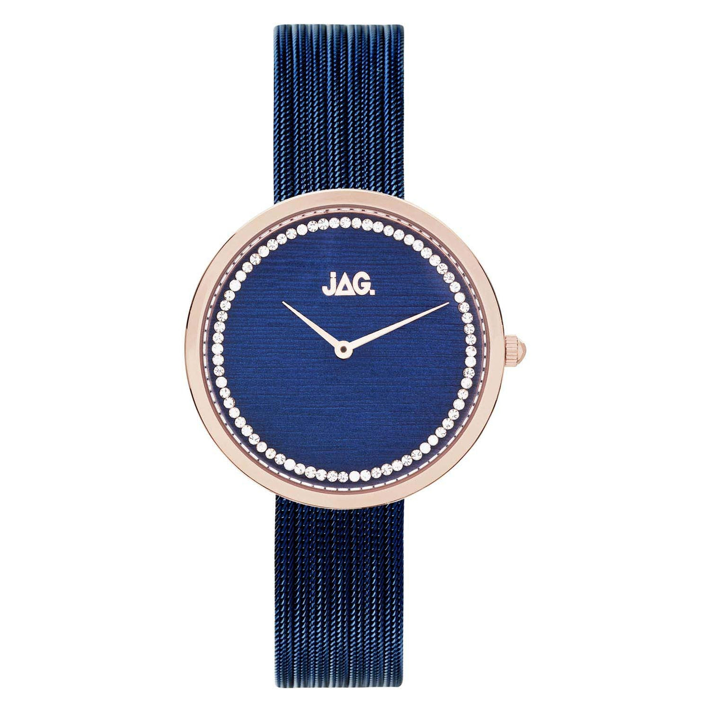 Jag Tegan Navy Alloy 34mm Watch