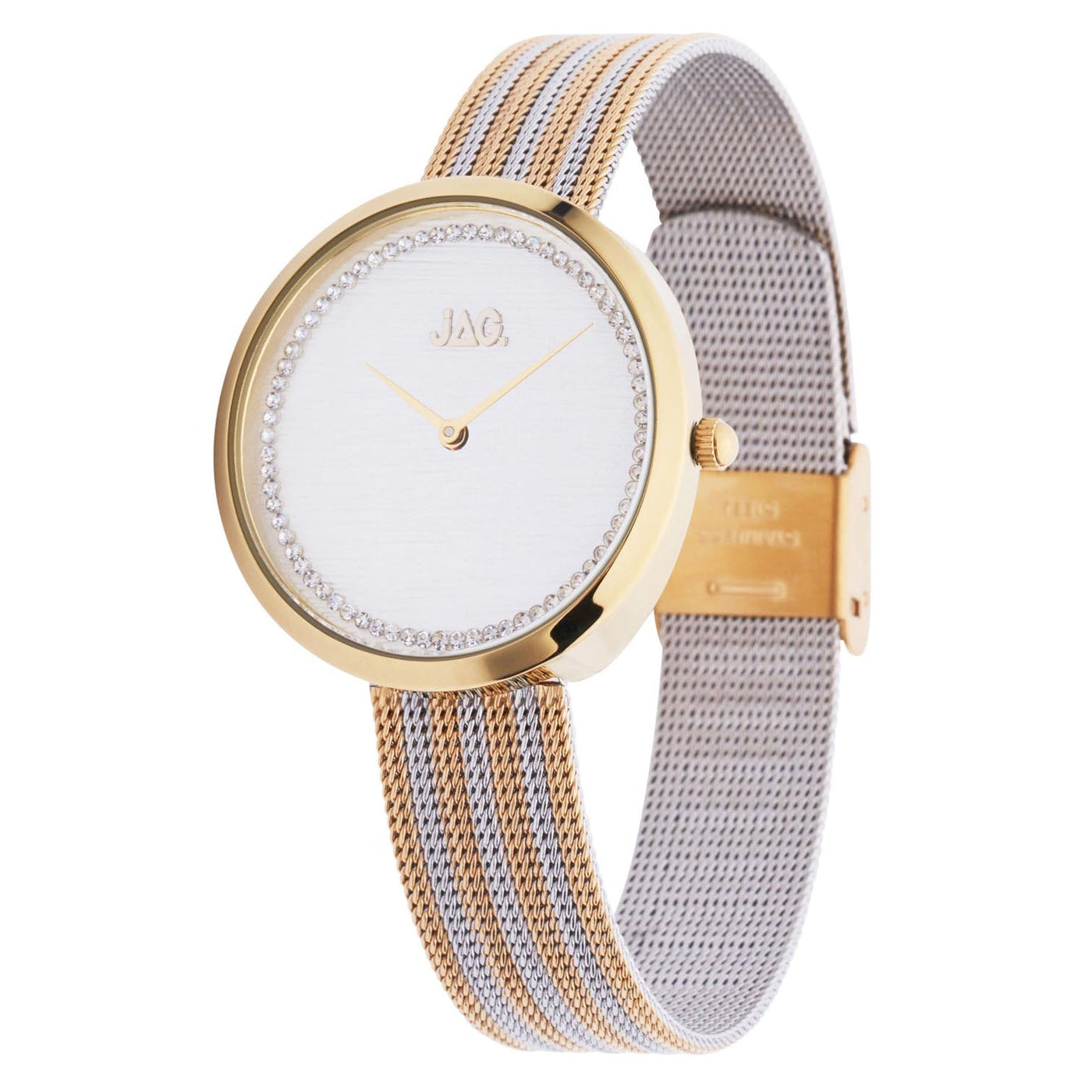 Jag Tegan White Alloy 34mm Watch