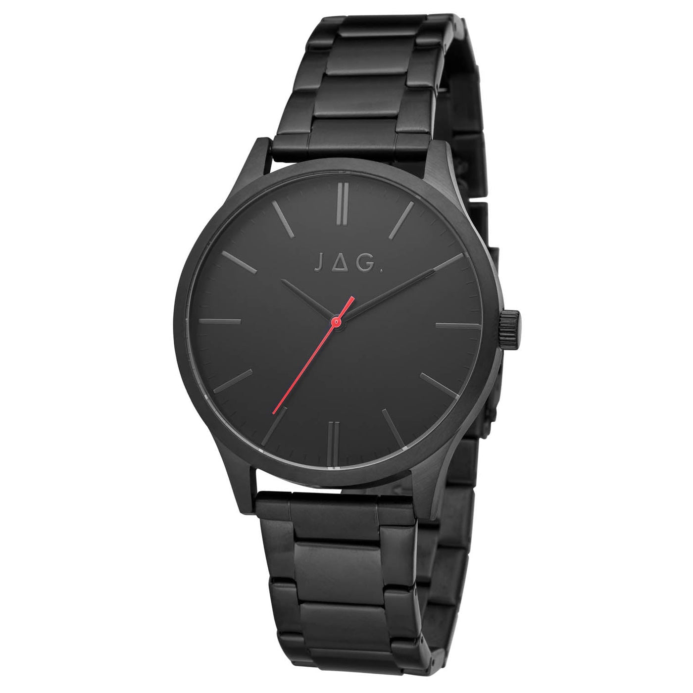 Jag Malcom Ii Black Stainless Steel 45mm Watch