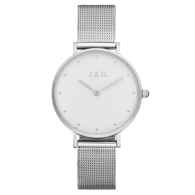 Jag Alice Silver Stainless Steel 32mm Watch