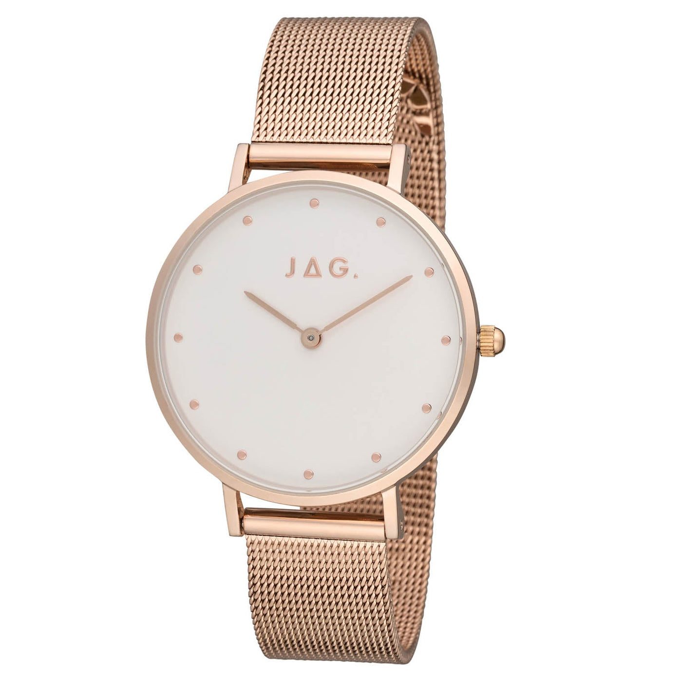 Jag Alice Rose Gold Stainless Steel 32mm Watch