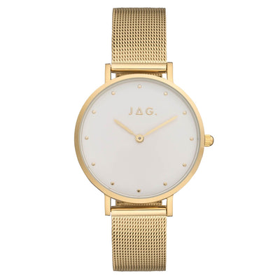 Jag Alice Gold Stainless Steel 32mm Watch