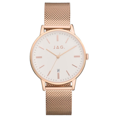 Jag Lawrence Rose Gold Stainless Steel 38mm Watch