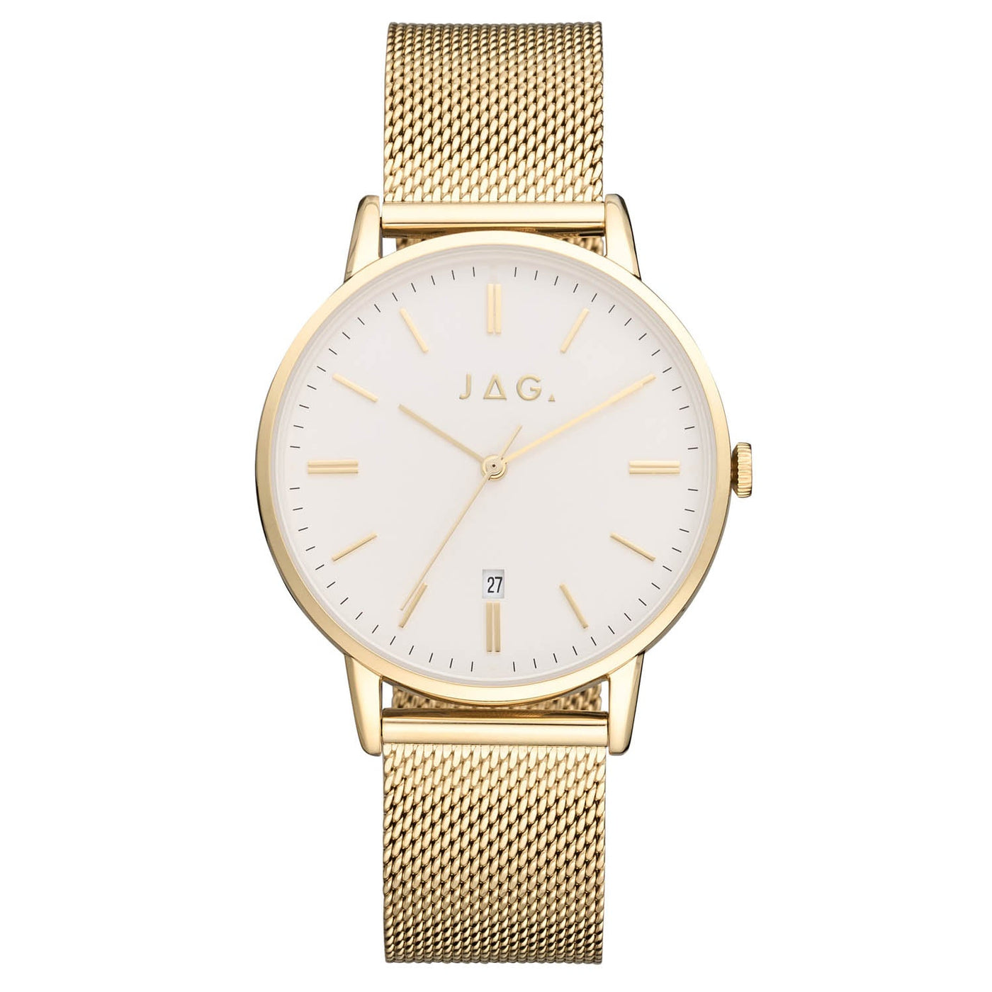 Jag Lawrence Gold Stainless Steel 38mm Watch