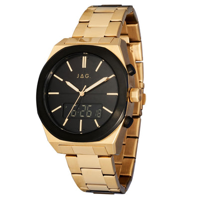 Jag Lincoln Gold 43mm Watch
