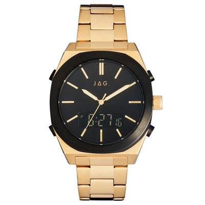Jag Lincoln Gold 43mm Watch
