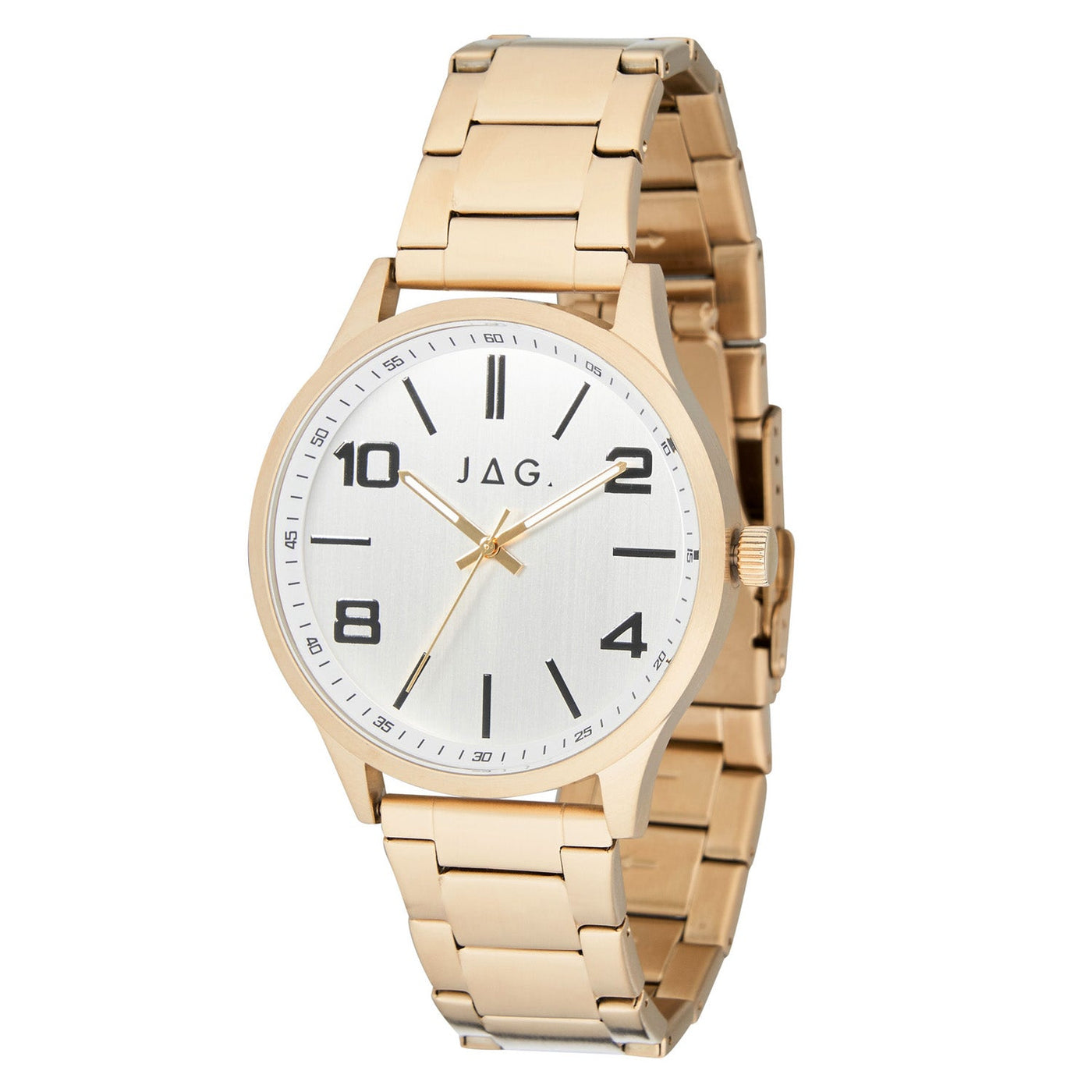 Jag Mitchell Ii Gold Stainless Steel 45mm Watch