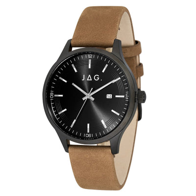 Jag Fitzroy Tan Leather 43mm Watch