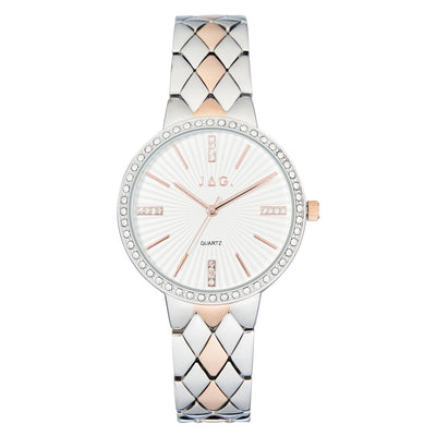 Jag Balmoral Silver Alloy 36mm Watch