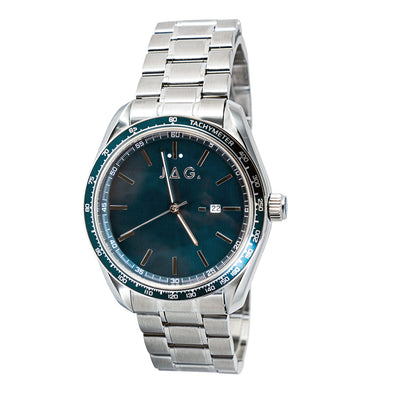 Jag Lonsdale Silver Stainless Steel 44mm Watch