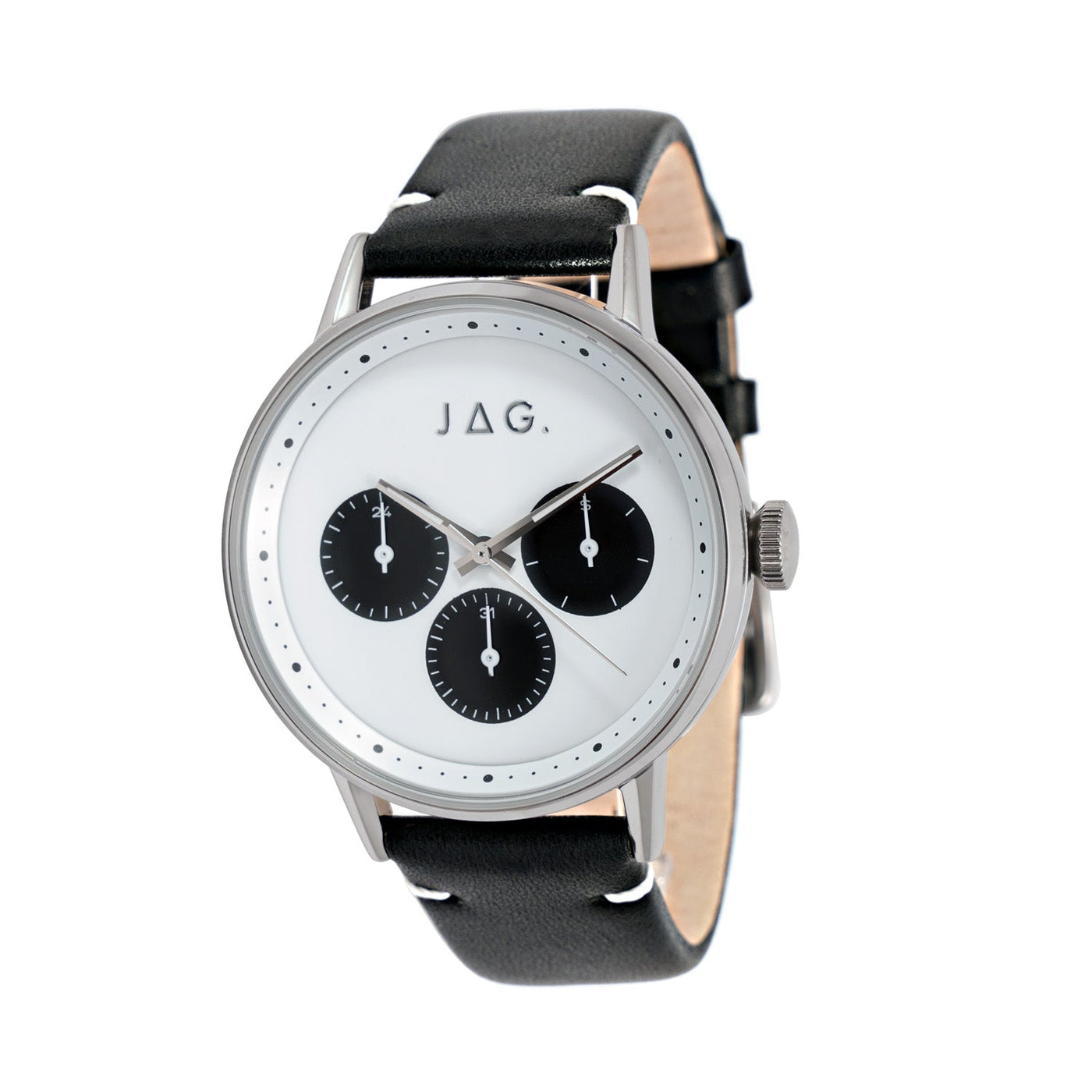 Jag Norwood Silver Stainless Steel 42mm Watch