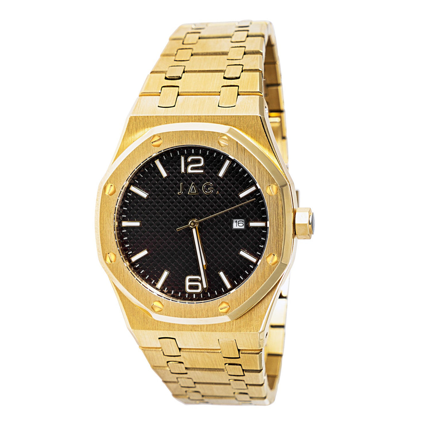 Jag Brighton Gold Stainless Steel 41mm Watch