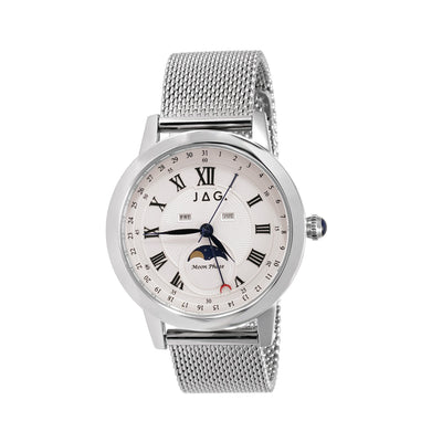 Jag Mosman Silver Stainless Steel 42mm Watch
