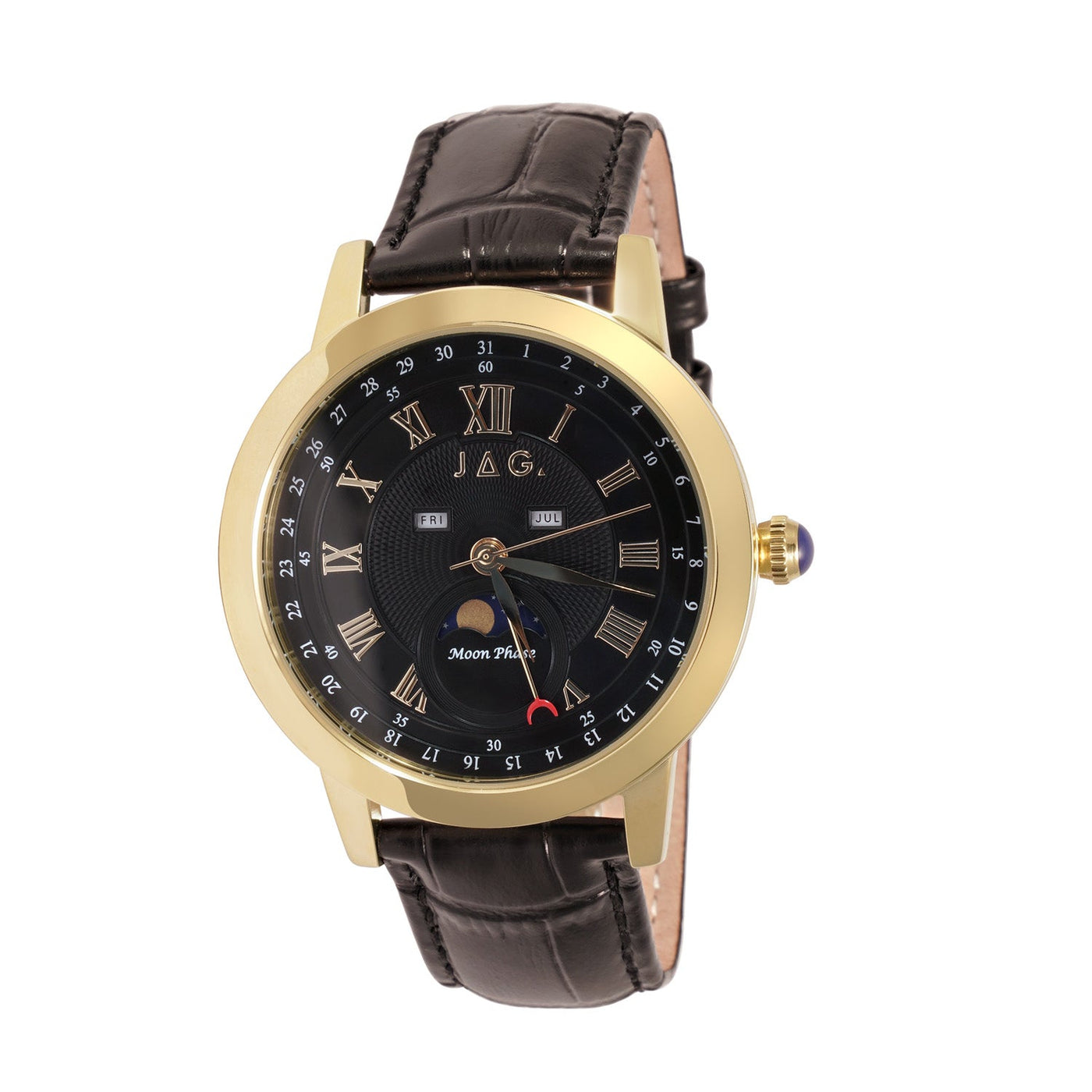 Jag Mosman Gold Stainless Steel 42mm Watch