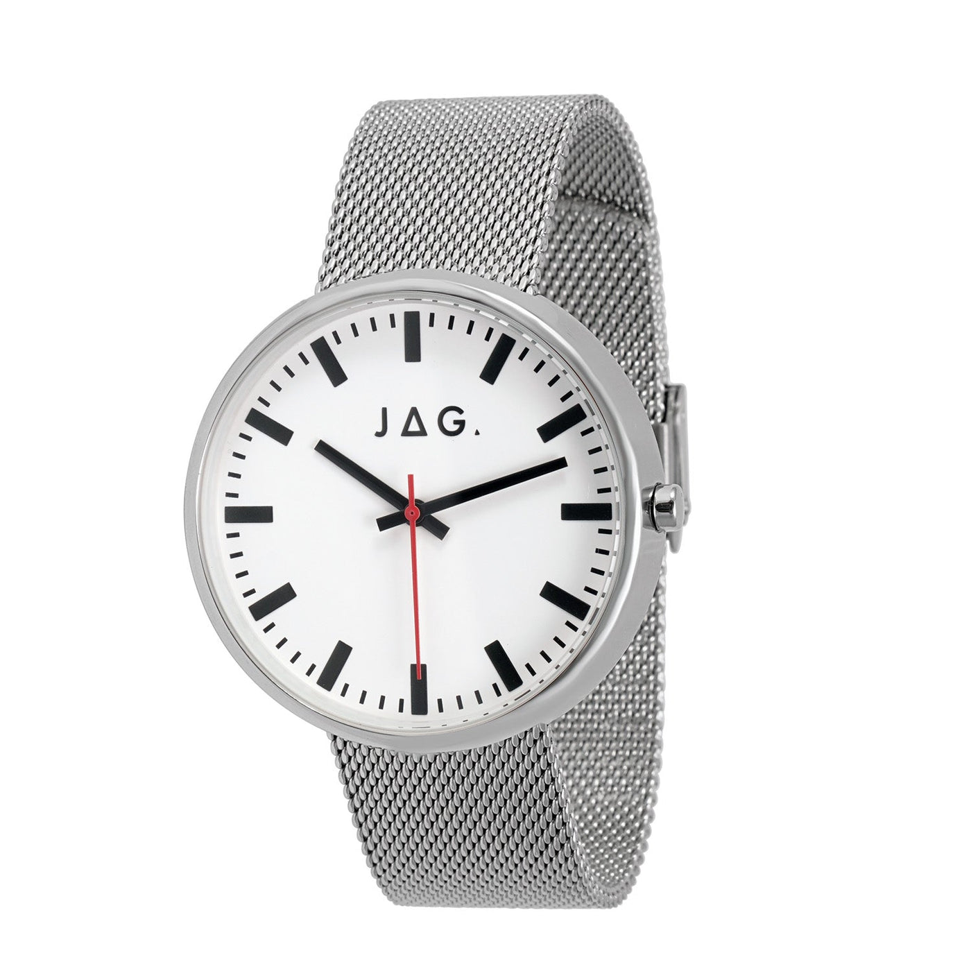 Jag Glebe Silver Stainless Steel 42mm Watch