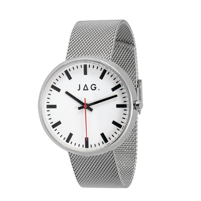 Jag Glebe Silver Stainless Steel 42mm Watch