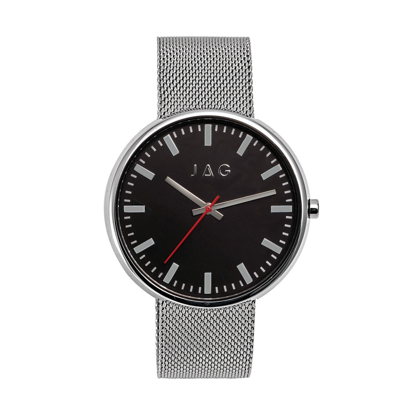 Jag Glebe Silver Stainless Steel 42mm Watch