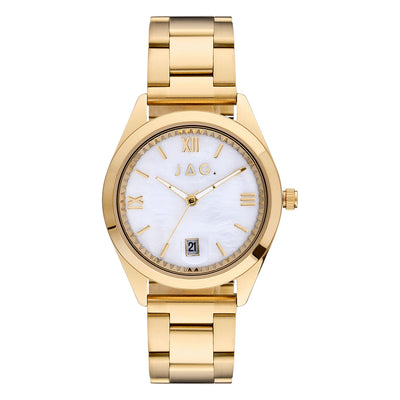 Jag Finley Gold Stainless Steel 36mm Watch