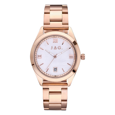 Jag Finley Rose Gold Stainless Steel 36mm Watch
