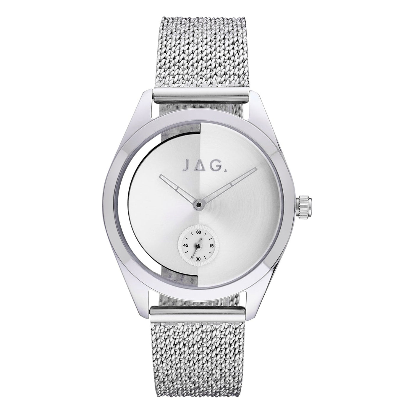 Jag Harrow Silver Stainless Steel 36mm Watch