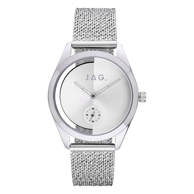 Jag Harrow Silver Stainless Steel 36mm Watch