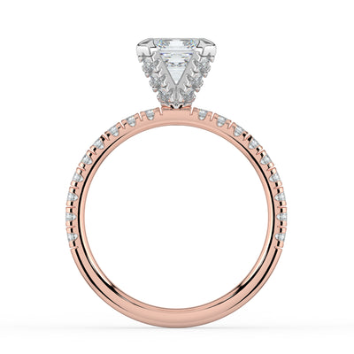 Asscher Diamond Engagement Ring