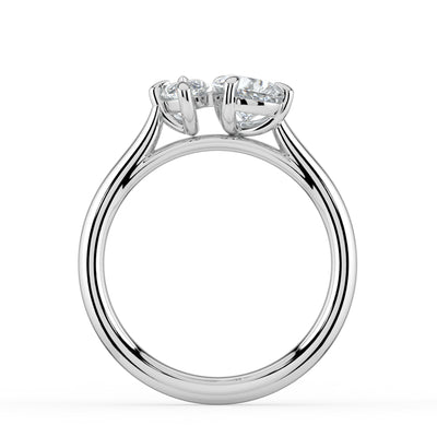 Toi Et Moi Marquise and Pear Ring