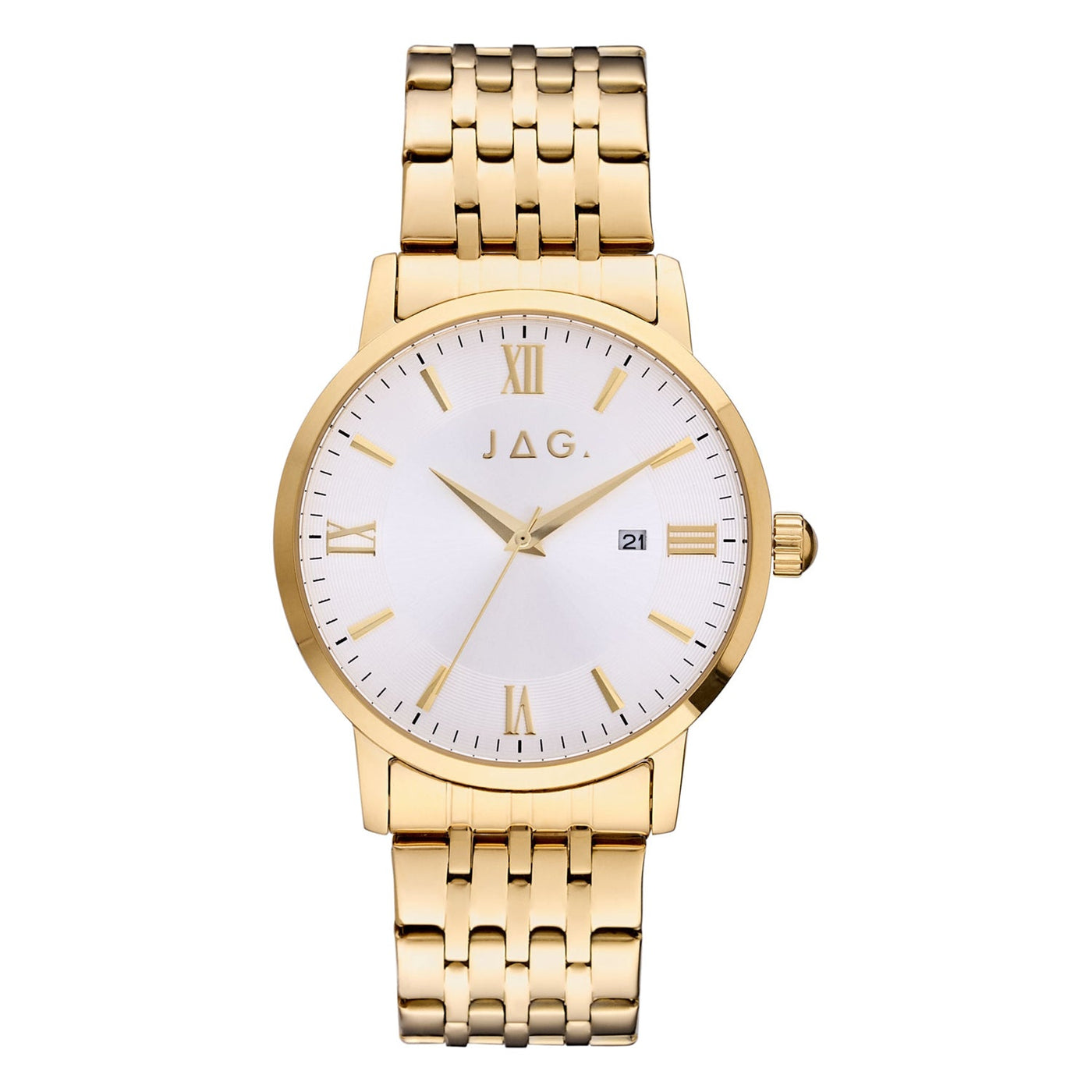 Jag Banks Gold Stainless Steel 42mm Watch
