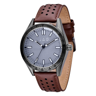 Jag Sandown Brown Stainless Steel 44mm Watch