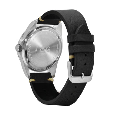 Jag Windsor Black Stainless Steel 44mm Watch