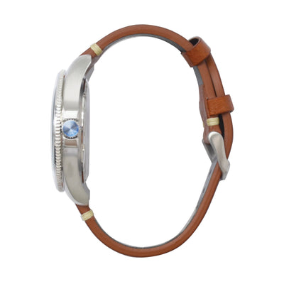 Jag Windsor Brown Stainless Steel 44mm Watch