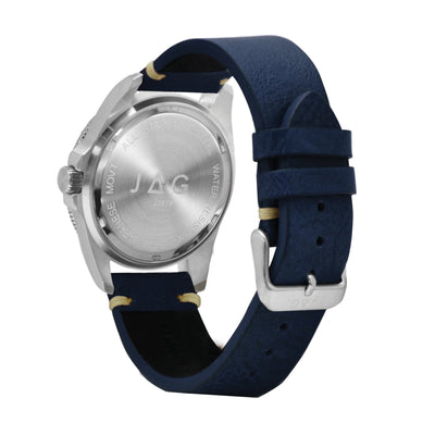 Jag Windsor Blue Stainless Steel 44mm Watch