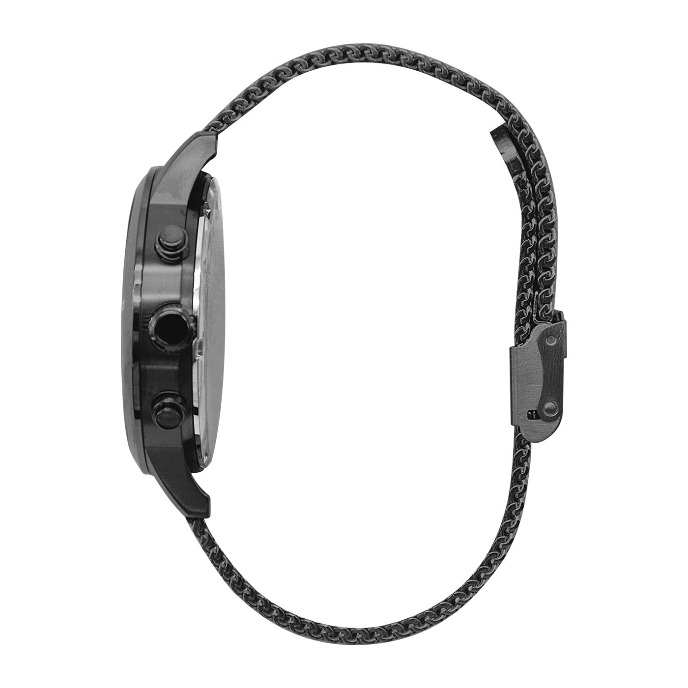 Jag Byron Black Chronograph Green Dial Stainless Steel 42mm Watch