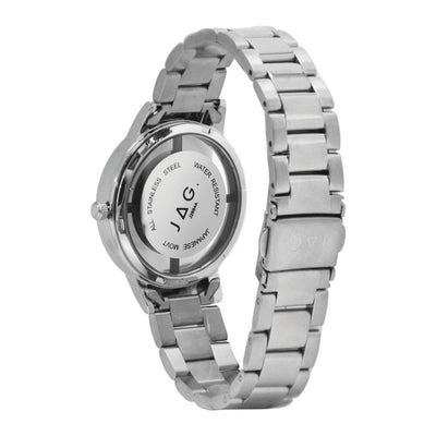 Jag Shelley Silver Mother Of Pearl Dial Stainless Steel 36mm Watch