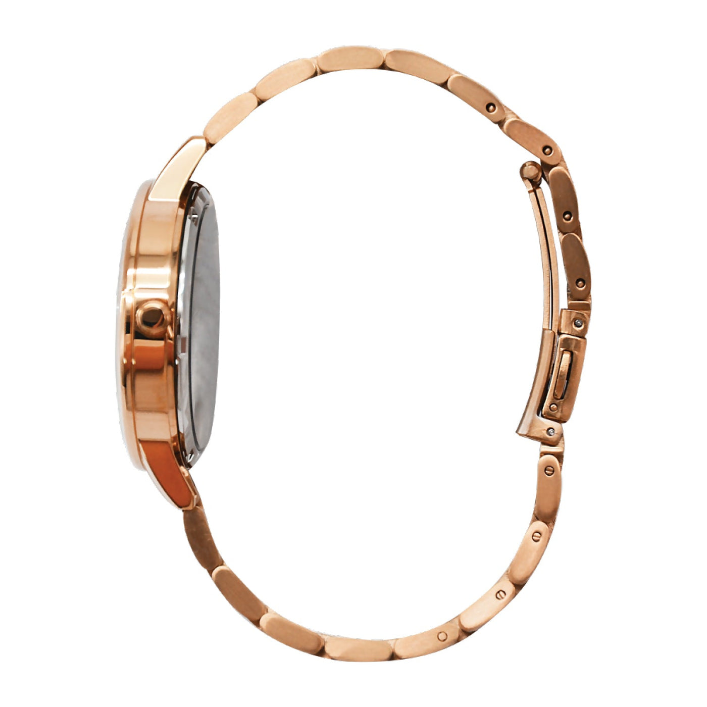 Jag Shelley Rose Gold Mother Of Pearl Dial Stainless Steel 36mm Watch