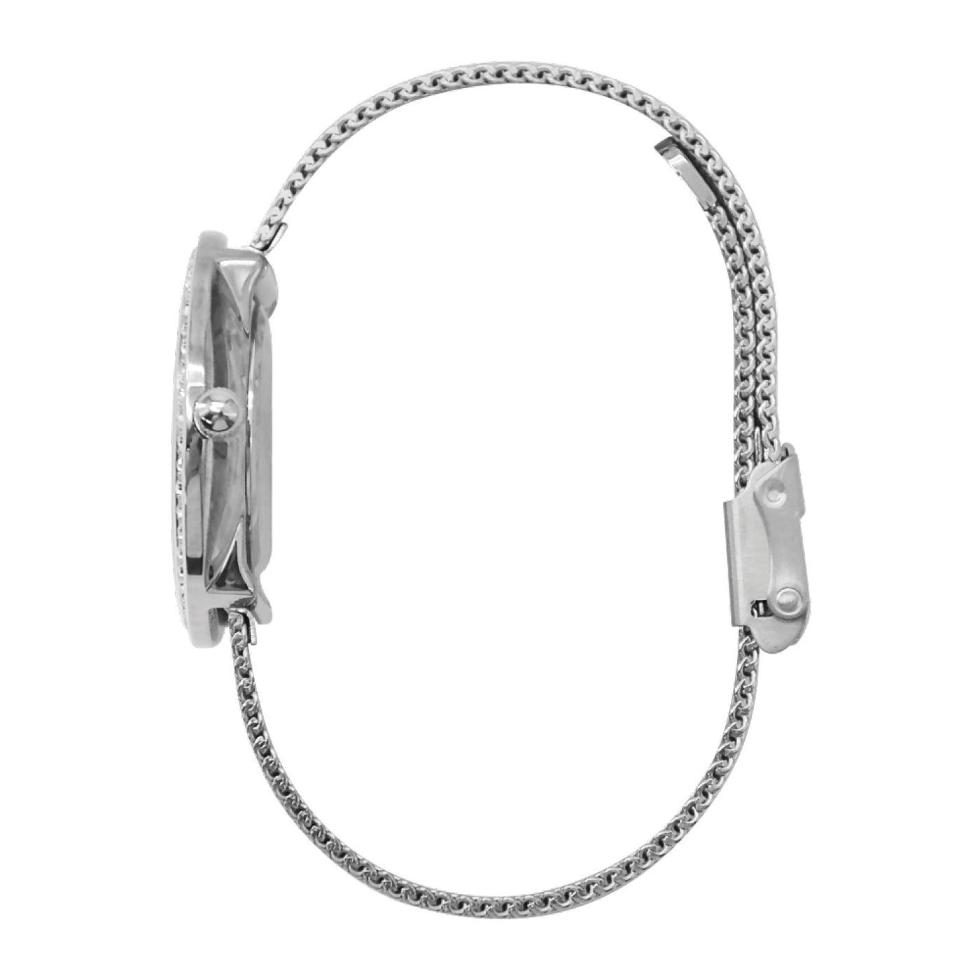 Jag Henley Silver Mother Of Pearl Dial Stainless Steel 35mm Watch