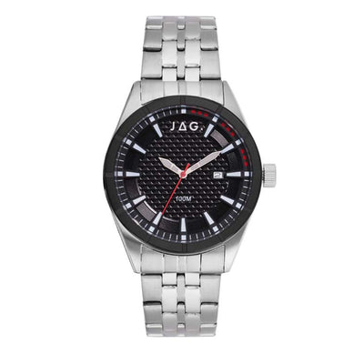 Jag Forster Black Stainless Steel 42mm Watch