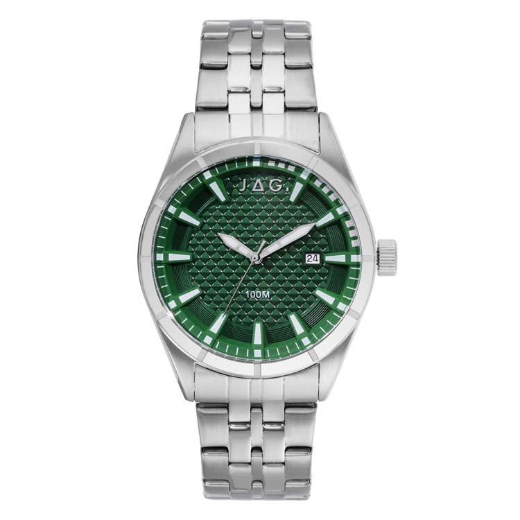 Jag Forster Green Stainless Steel 42mm Watch