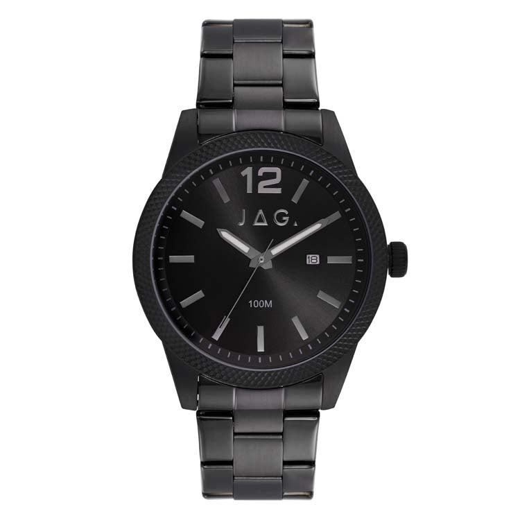 Jag Apollo Black Stainless Steel 45mm Watch