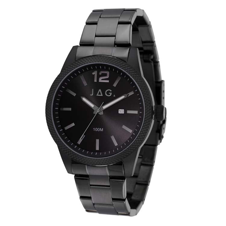 Jag Apollo Black Stainless Steel 45mm Watch