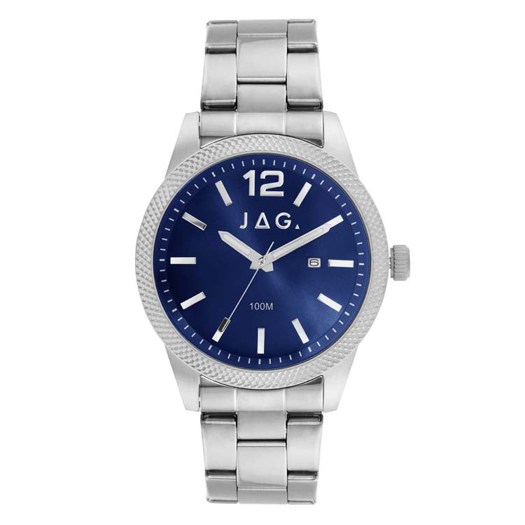 Jag Apollo Blue Stainless Steel 45mm Watch