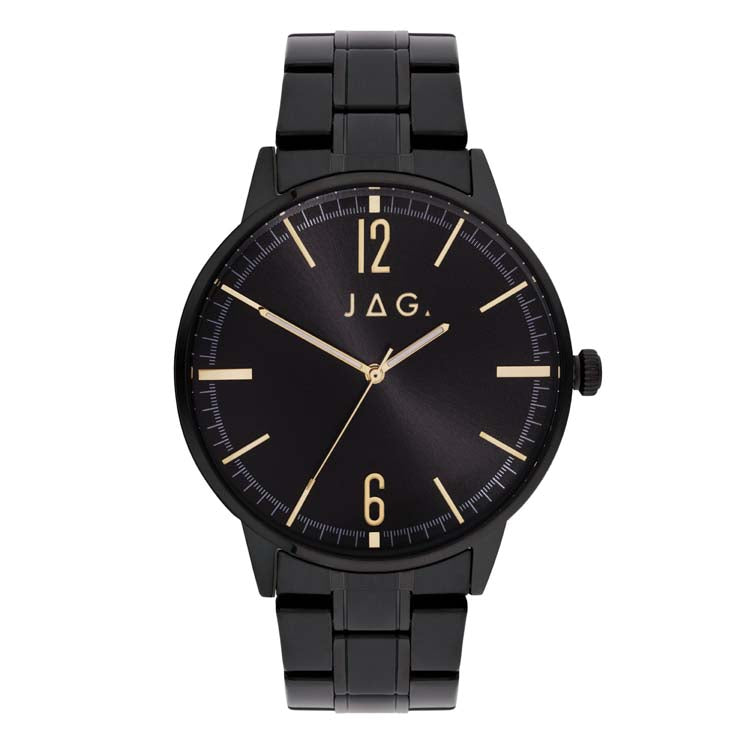 Jag Gawler Black Stainless Steel 45mm Watch