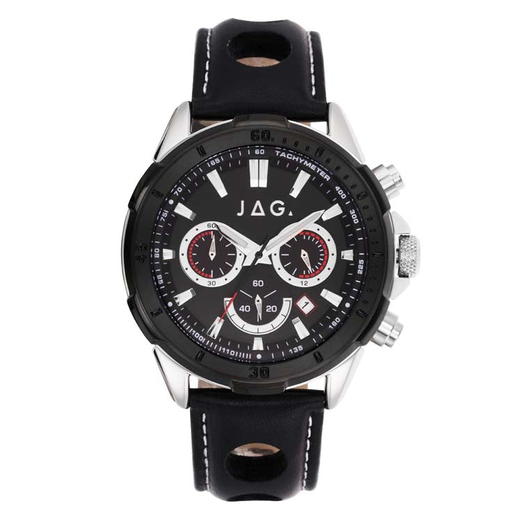 Jag Winton Black Stainless Steel 44mm Watch
