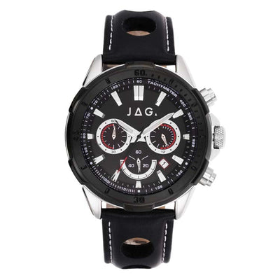 Jag Winton Black Stainless Steel 44mm Watch