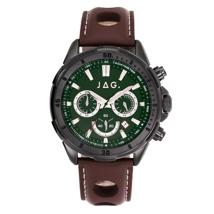 Jag Winton Green Stainless Steel 44mm Watch